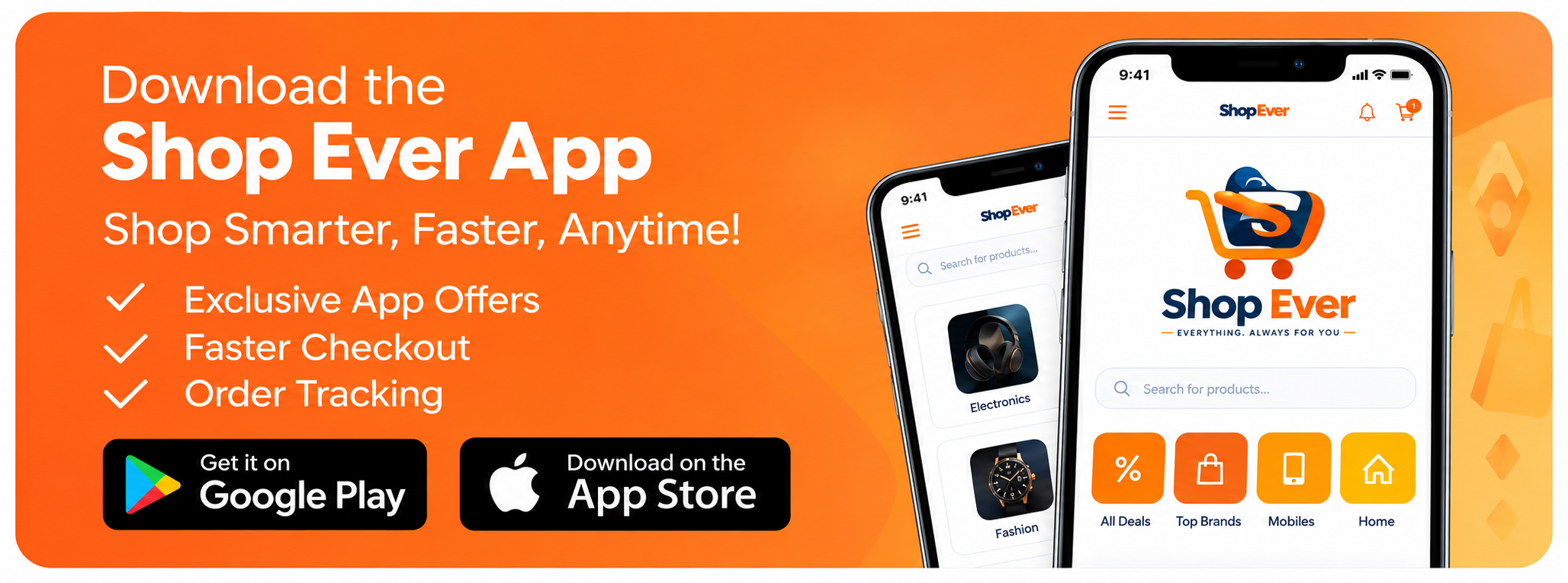 Download the Shop Ever App